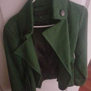 Forest Green Peacoat